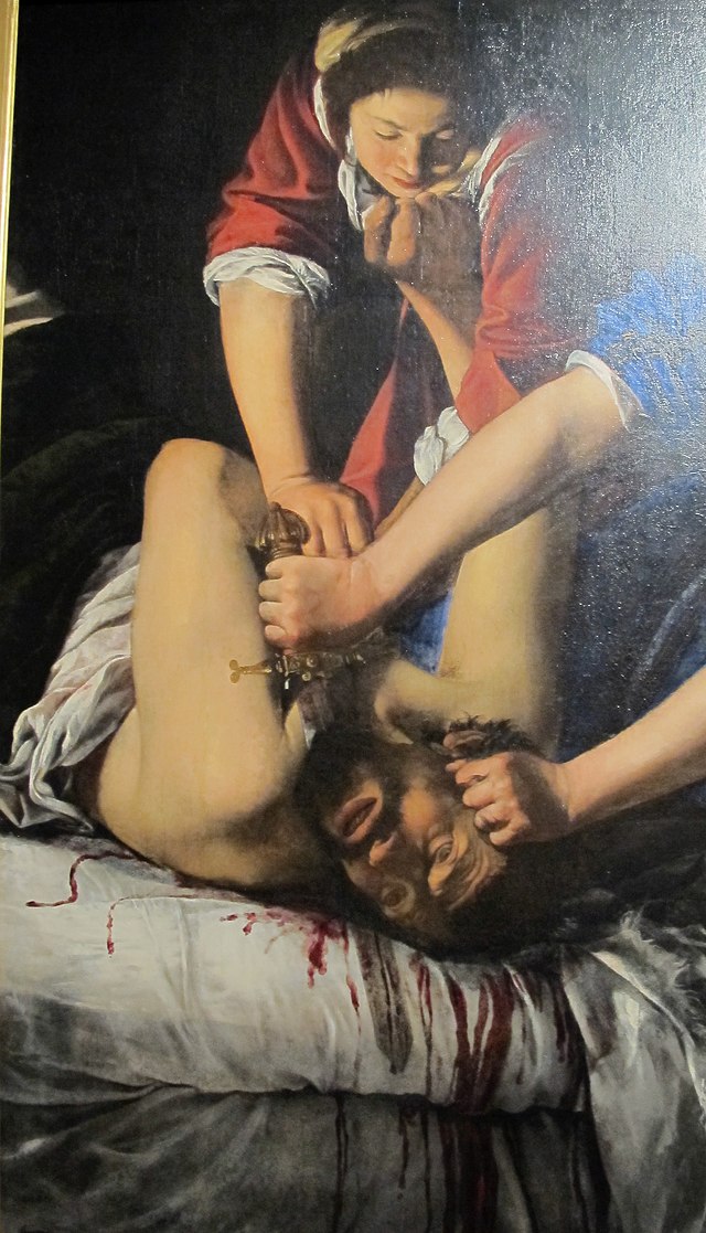 Judith Slaying Holofernes (c.1614–1620) by Artemisia Gentileschi.